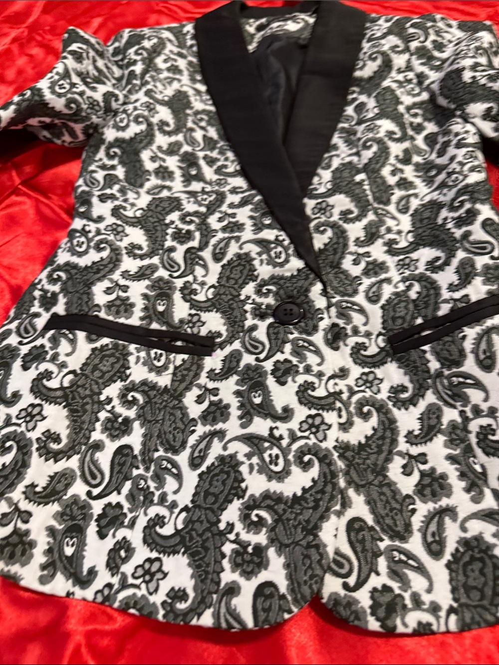 WOW POSHMARK - Authentic Ark & Co. NWT Paisley Blazer - Picture 5 of 10